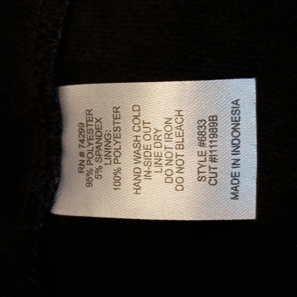 En Focus SZ 14 Black Sparkly Sleeveless Dress - Picture 6 of 7